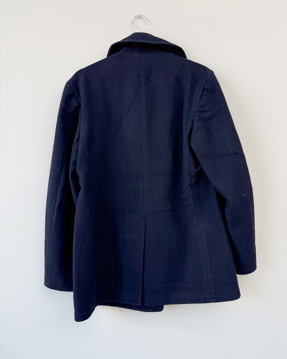 Peacoat Marina Blu Navy retro
