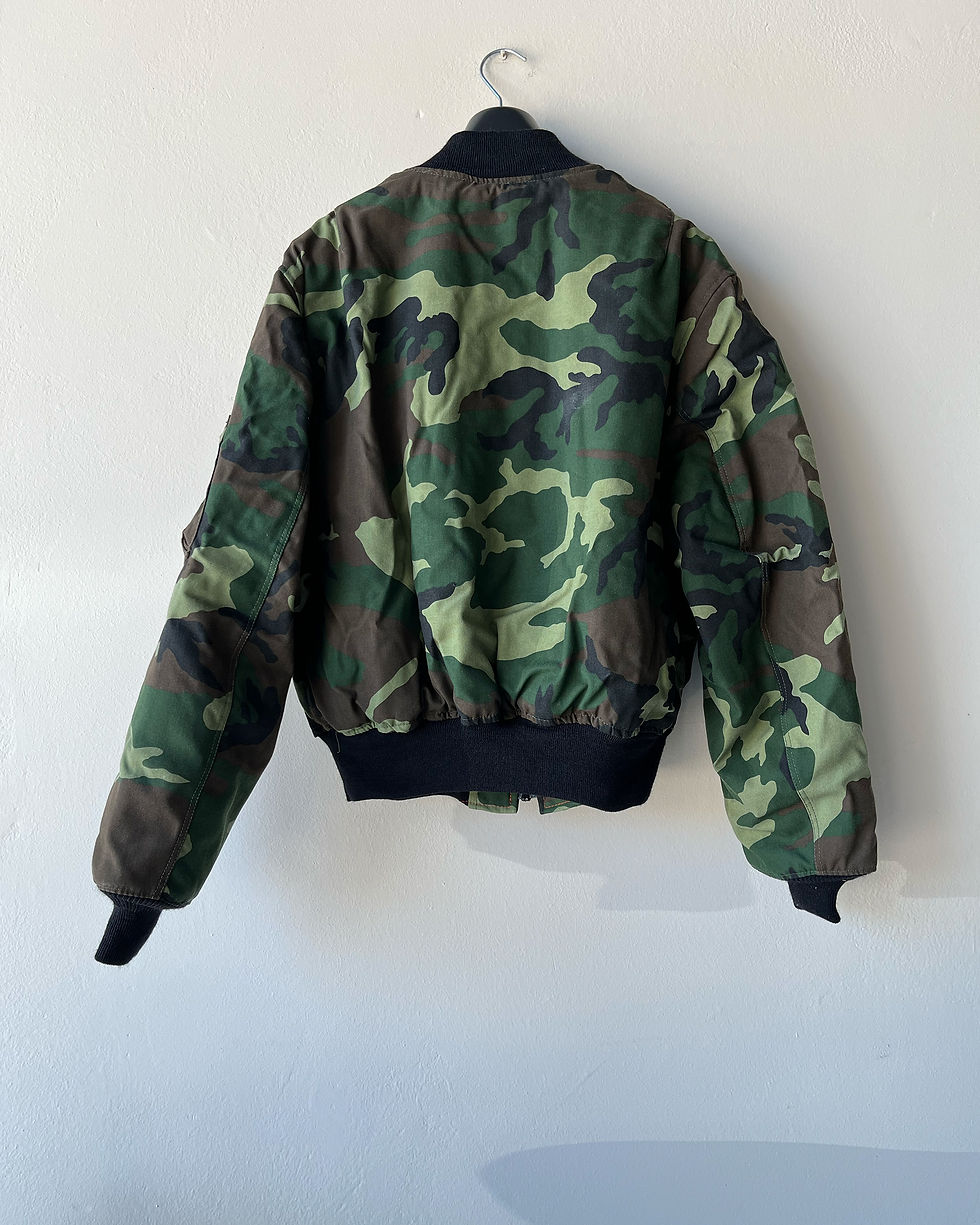 Bomber Militare Americano Corinth Mimetico retro