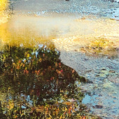 autumn morning - impressionist and abstract water photography