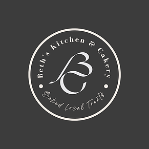 Beth's Kitchen & Cakery - Grey Background and Cream Logo (3).png