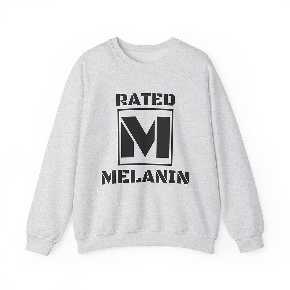 Thumbnail: Rated Melanin Crewneck Sweatshirt (Unisex)
