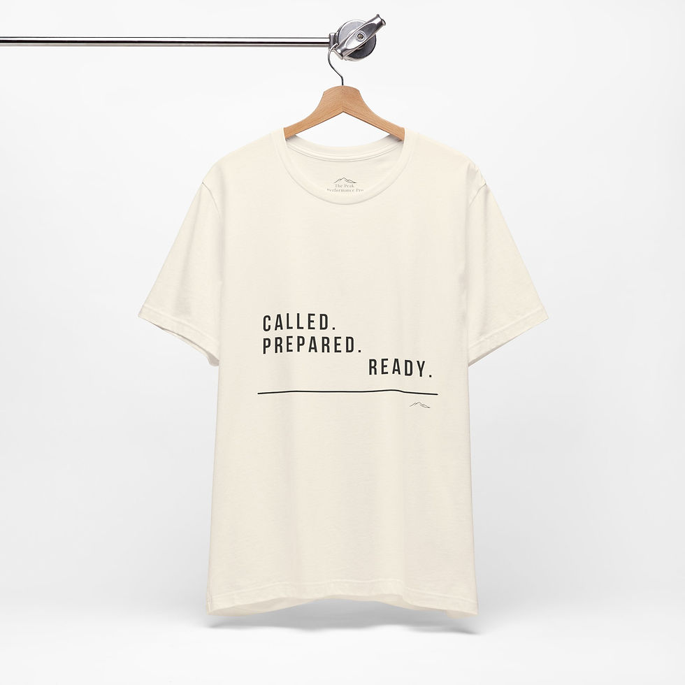 Thumbnail: Called. Prepared. Ready. Jersey Short Sleeve Tee
