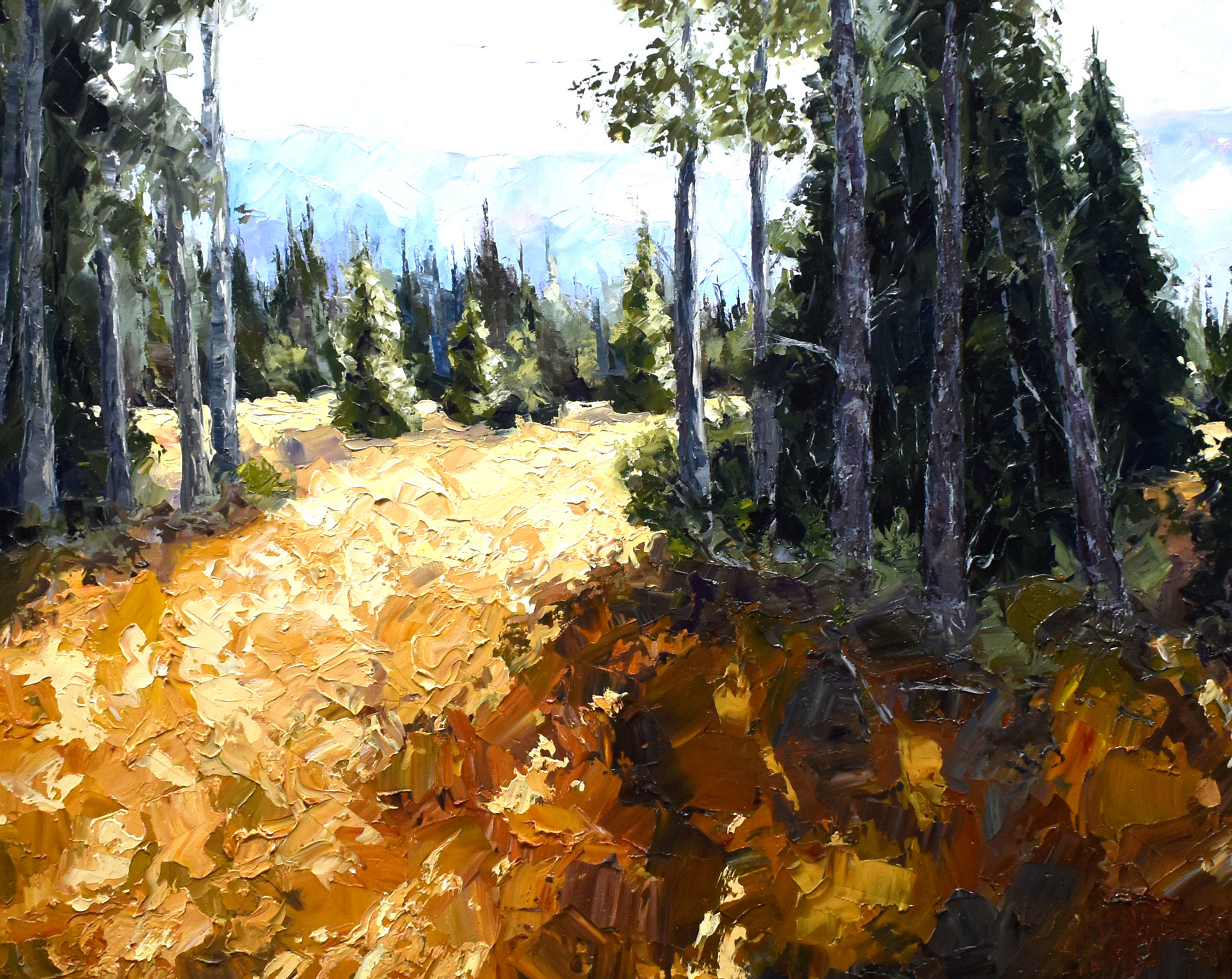 Oil Painting | 24x30 | Into the Sun