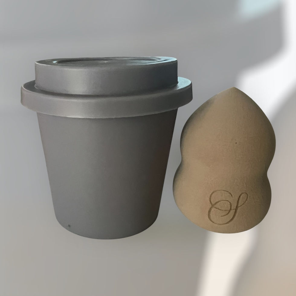 Thumbnail: Beauty blender with case- Gray 