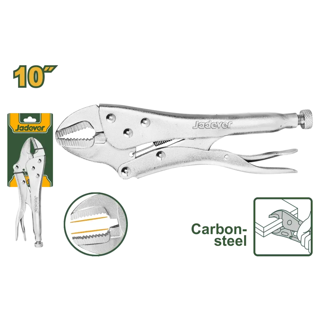 Jadever ALICATE PRESIÓN PUNTA RECTA 10" #JDLP2110 JADEVER