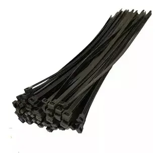 Amarra plástica negra 4.8mmx35cm 100piezas