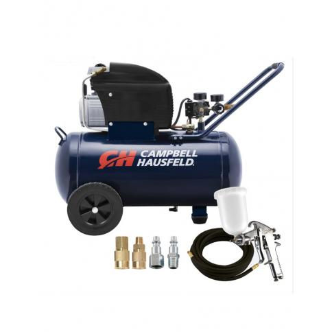 Compresor 2HP 24 Litros con Kit de Pintar