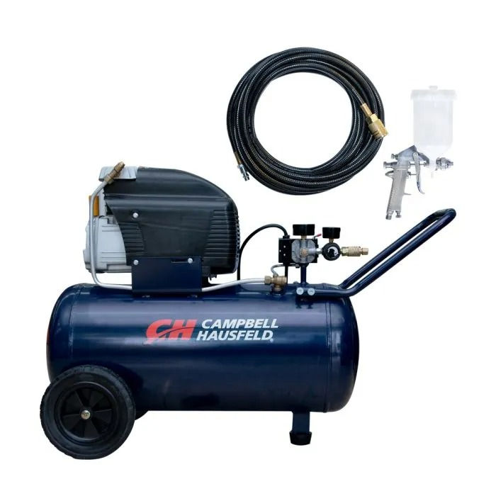 Compresor 2HP 50 Litros + Kit para pintar