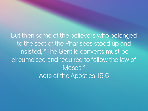 PAUL AND BARNABAS DEBATED ABOUT FAITH AND CIRCUMCISION