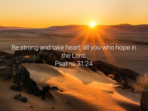 BE STRONG IN OUR FAITH IN THE LORD