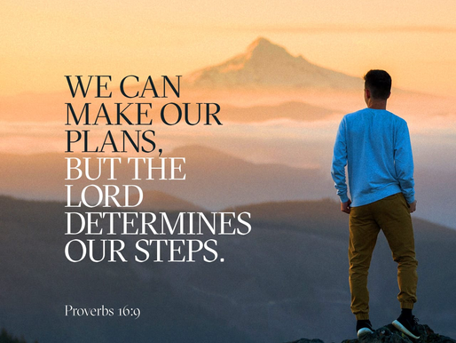 SUBMITTING OUR PLANS TO GOD