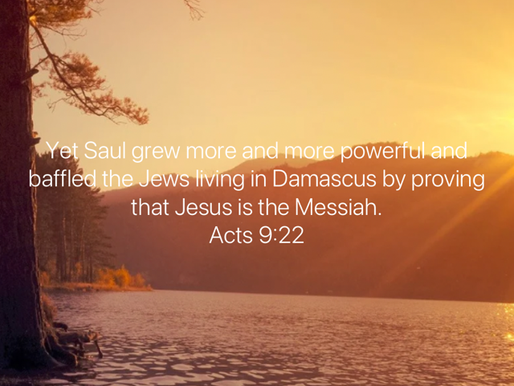 SAUL BEGINS TO PREACH JESUS CHRIST