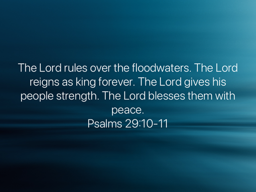 GOD RULES OVER HIS CREATION