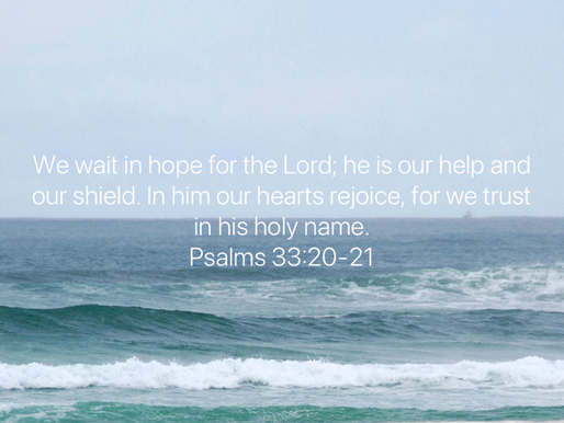 TRUSTING AND WAITING ON GOD