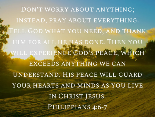 FAITH THAT PRODUCES PEACE AND HOPE