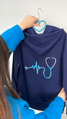 Felpa personalizzata per INFERMIERE - ricamata