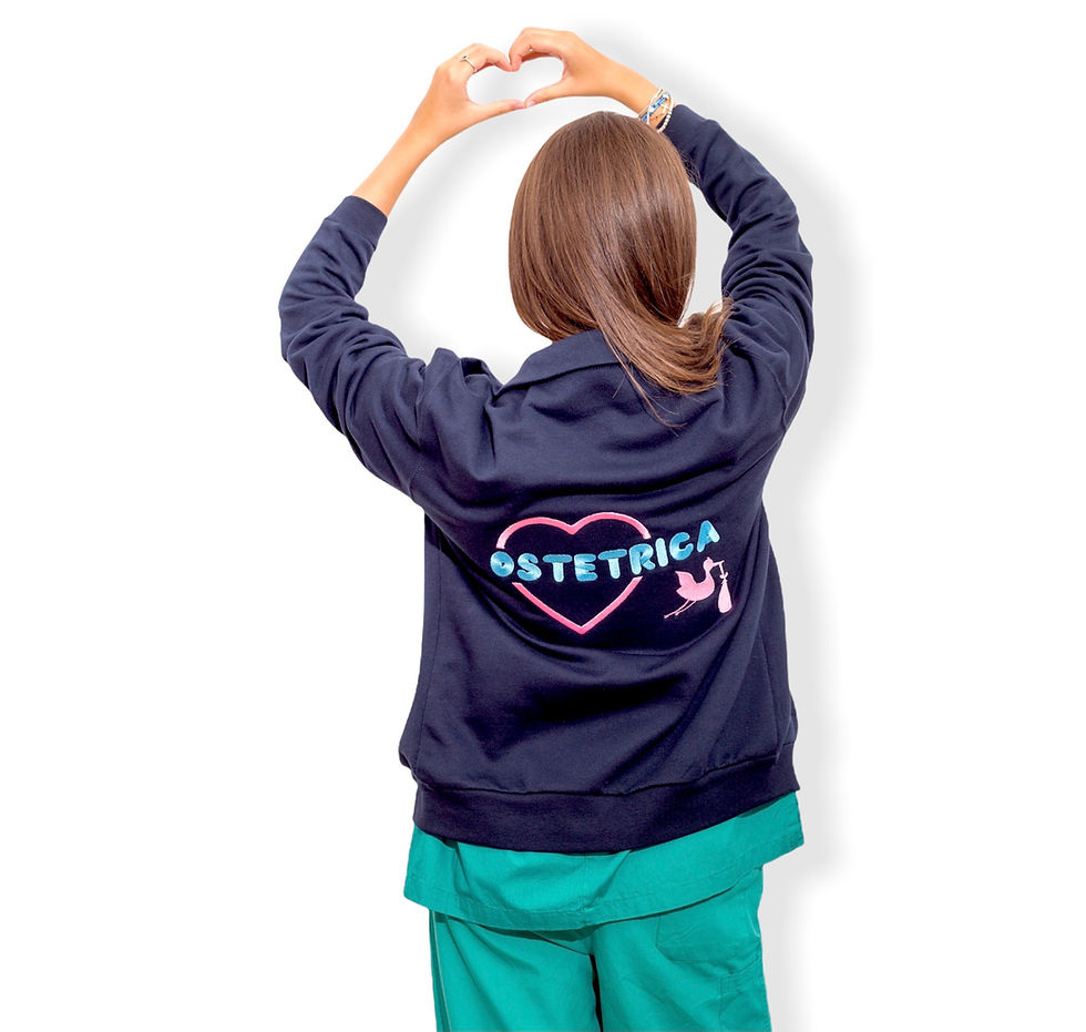 Miniatura: Felpa in cotone felpato - Bubble Ostetrica