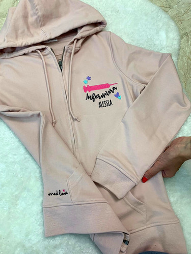 Felpa In Cotone Cosmic Infermiera Come Da Foto Medlove