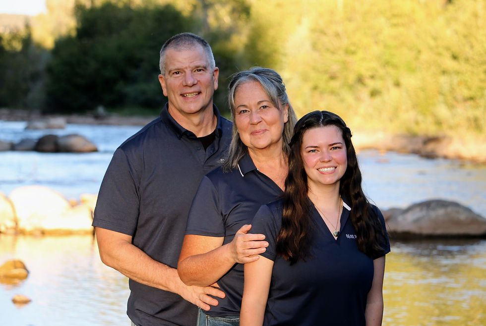 Bear Root Owners - Malinda, Randy, and Morgyn