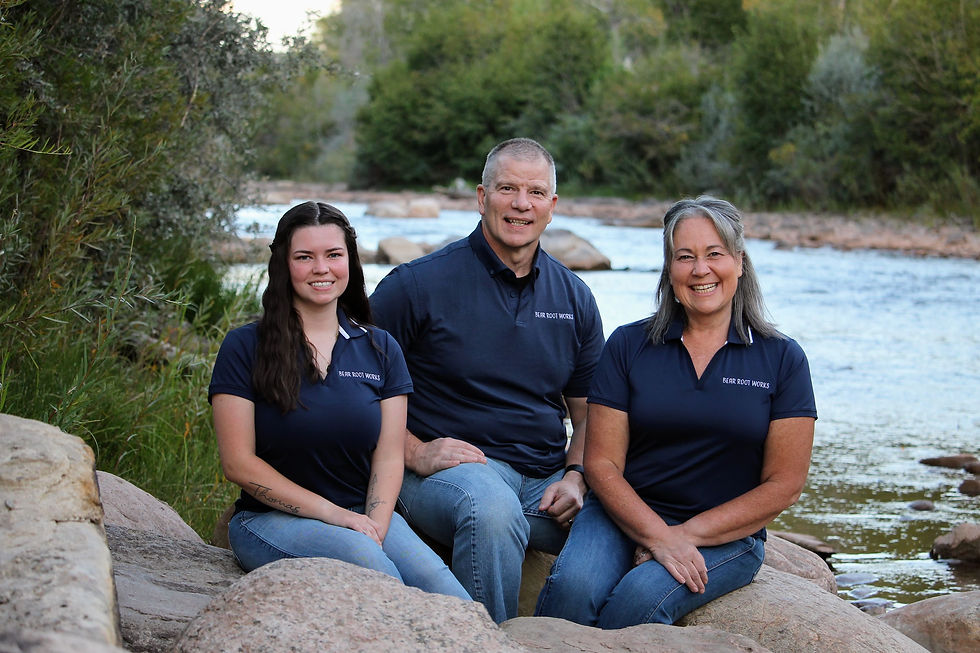 Bear Root Owners - Malinda, Randy, and Morgyn