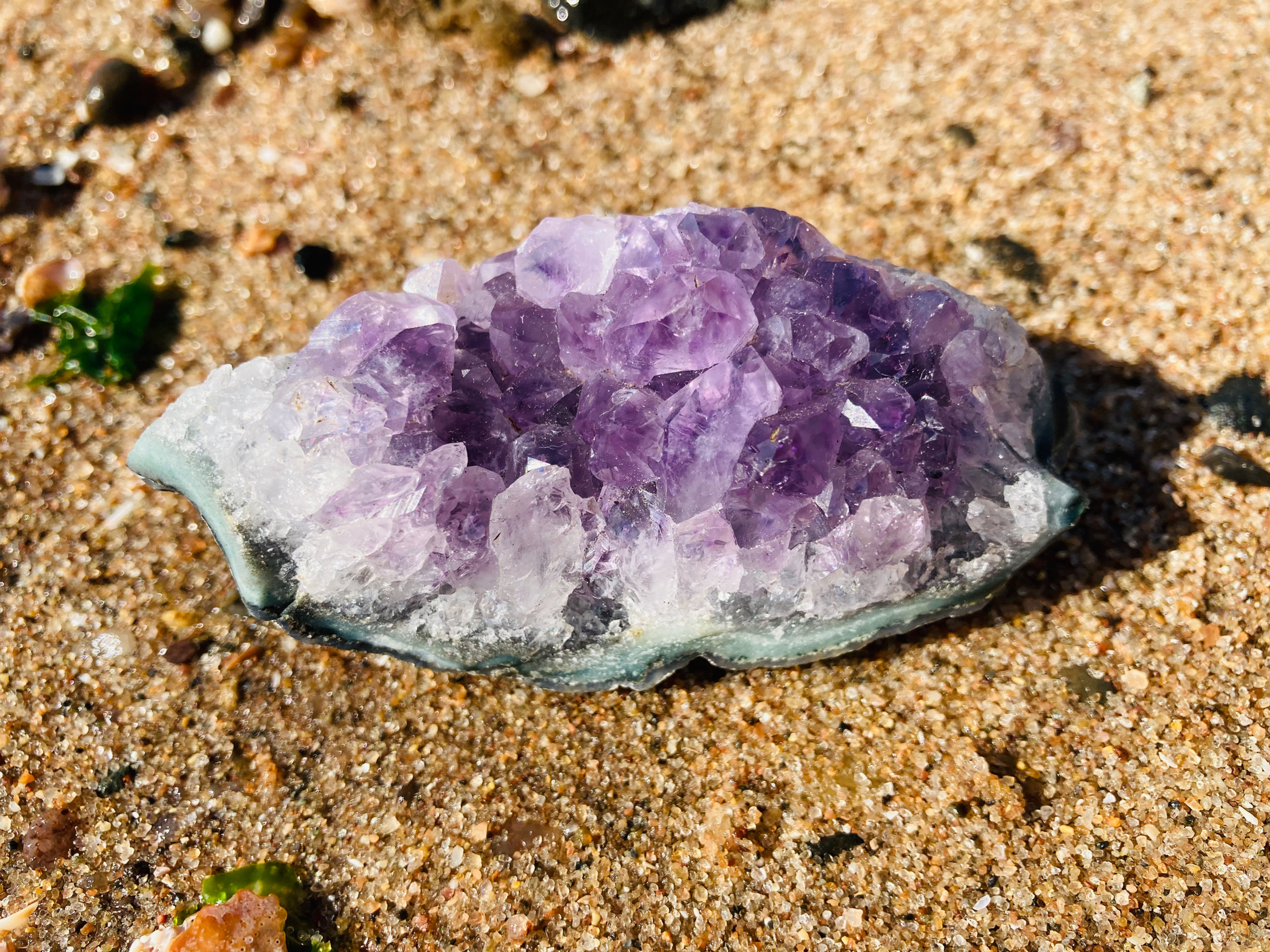 Raw Purple Amethyst Sound Geode