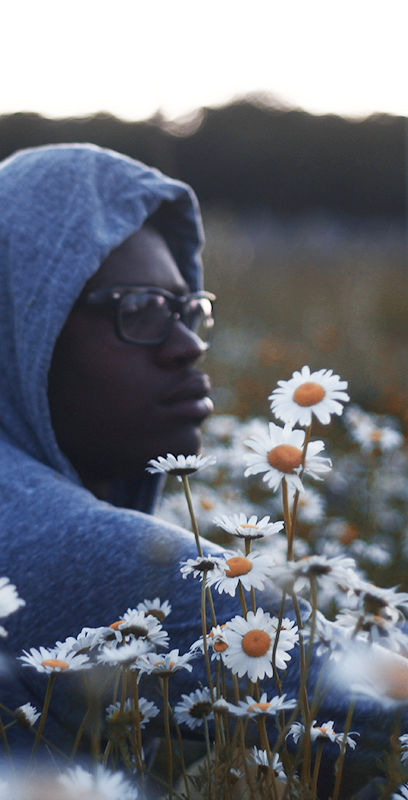 Sitting with the Daisies
