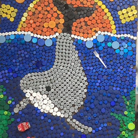 One plastic bottle cap at a time. One action at a time. Together.