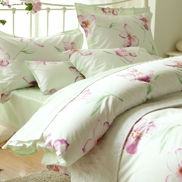 4-pcs-bedding-sets-100-cotton-duvet-cover-sheet-pillowcaseIrises-queen-full-twin