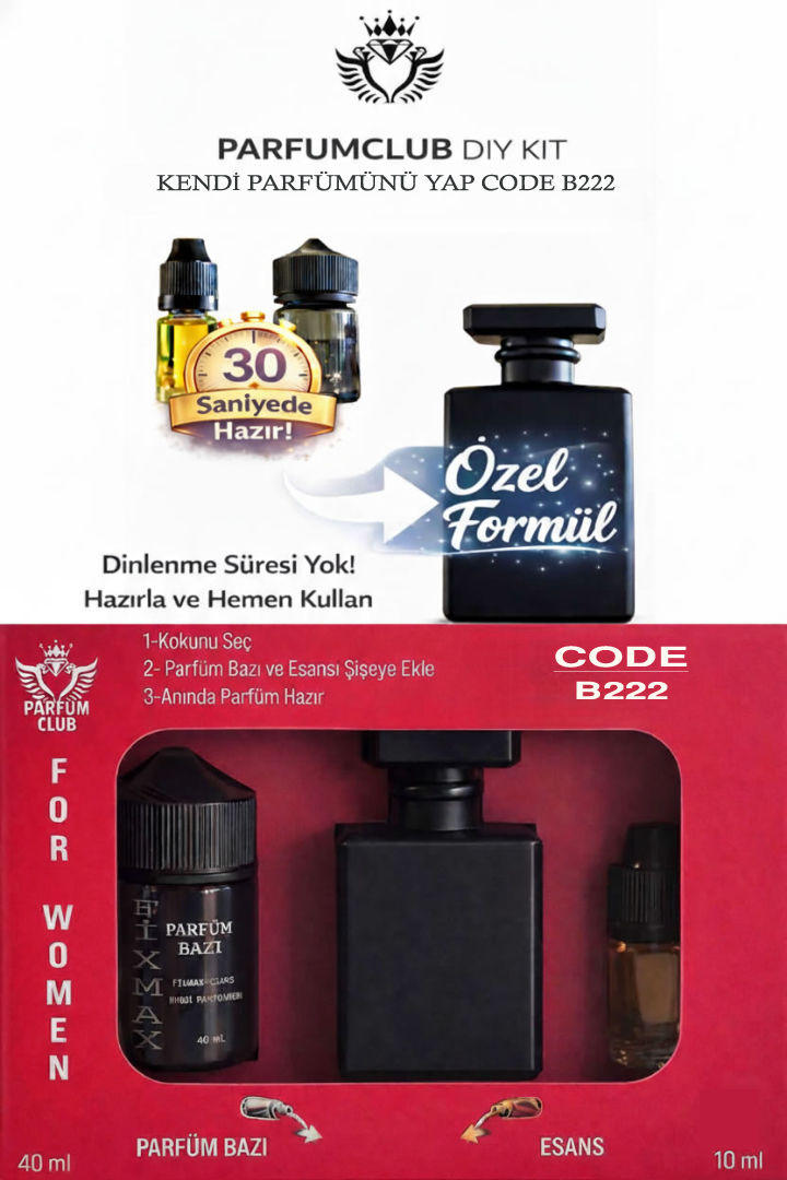 PARFUMCLUB B222 ACCENTO Kendi Parfümünü Yap Do it Yourself