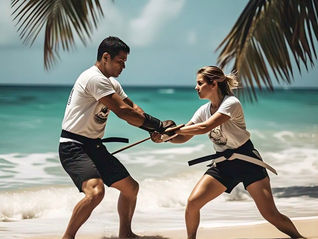 Eskrima stick fighting school Philippines