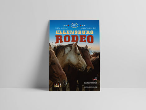 Ellensburg Rodeo Portrait Poster