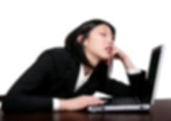 Lady sleeping on Computer.jpeg