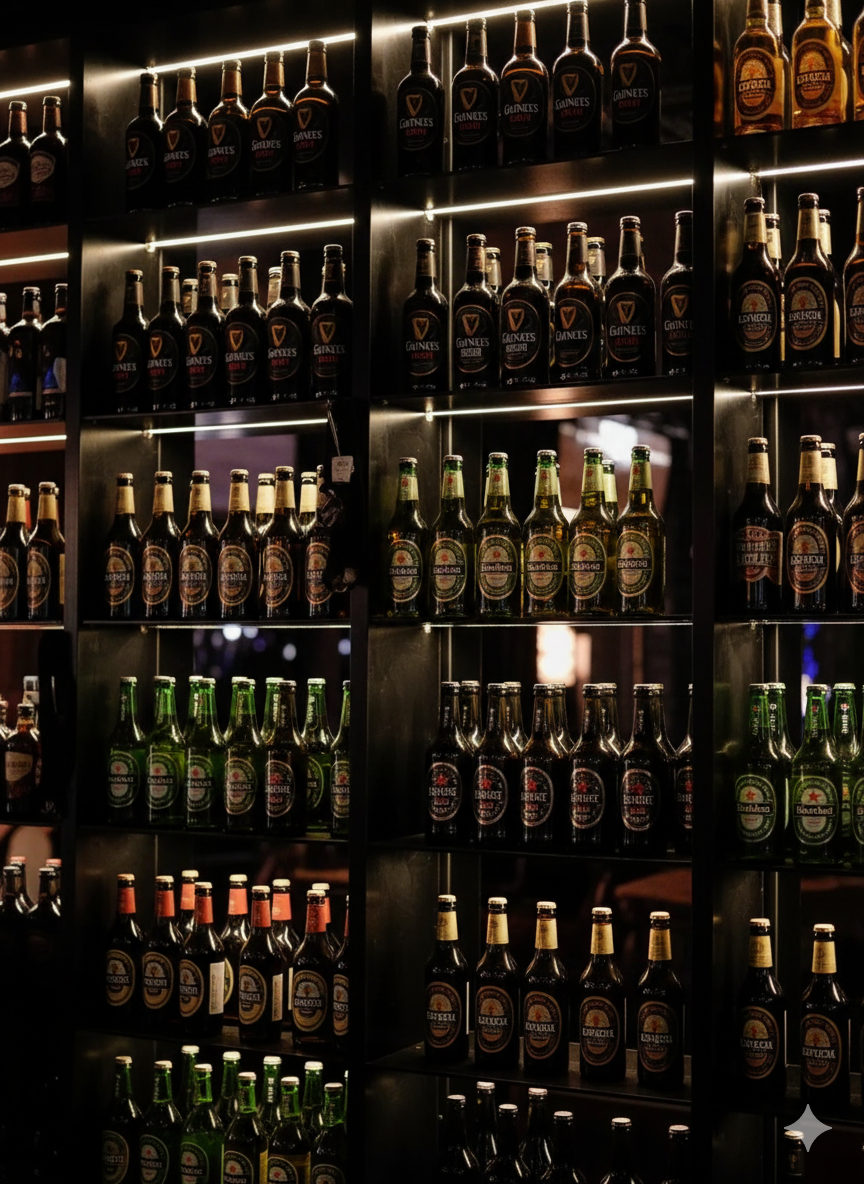 Arranged Food and Objects