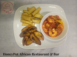 HoneyPot_African_Restaurant_&_Bar_fried_yam_shrimp
