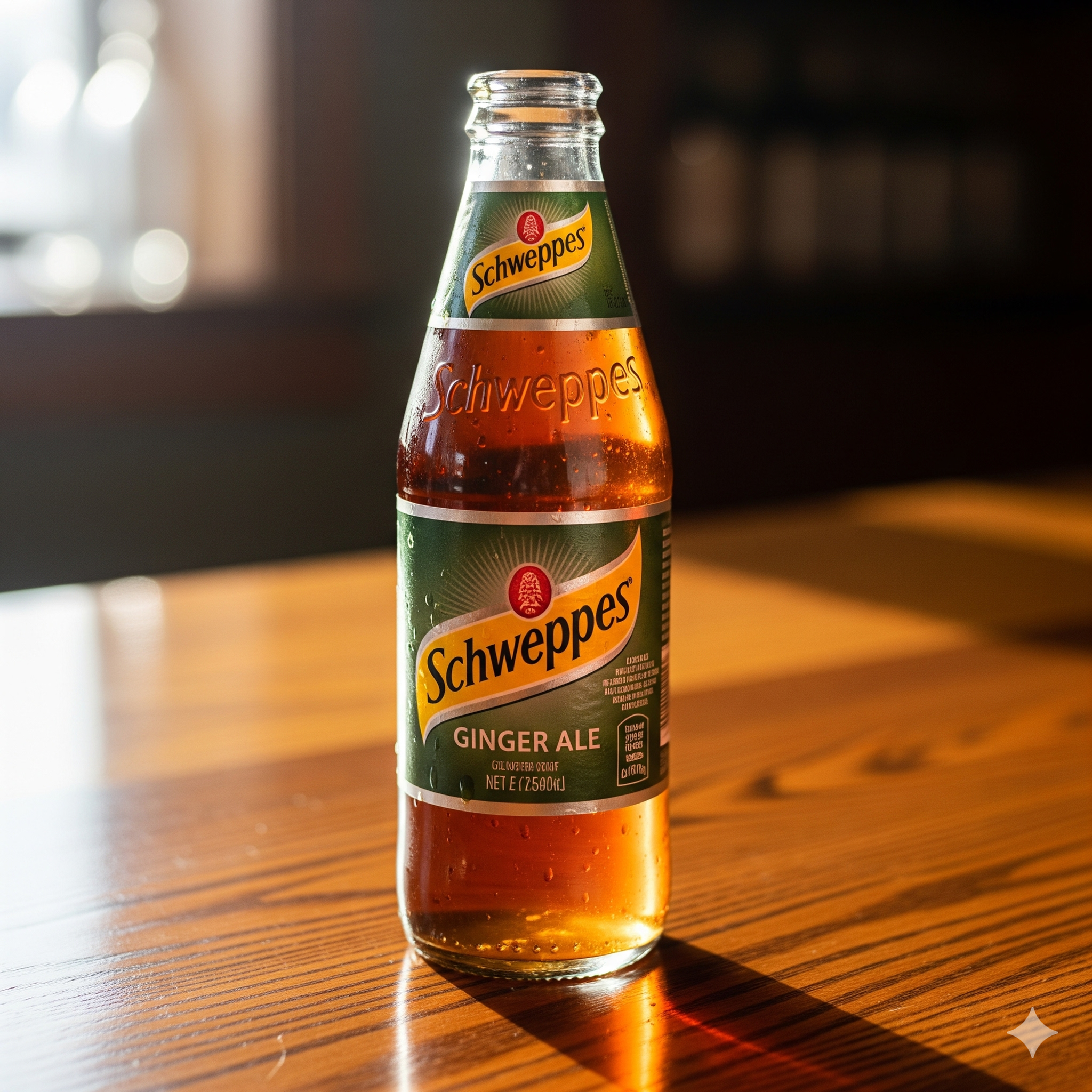 Schweppes – chilled carbonated drink with a crisp, refreshing taste