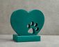 plaque funéraire chat vert