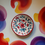 Thumbnail: Hand Painted Tuscany Shallow Bowl in Red & Denim Blue