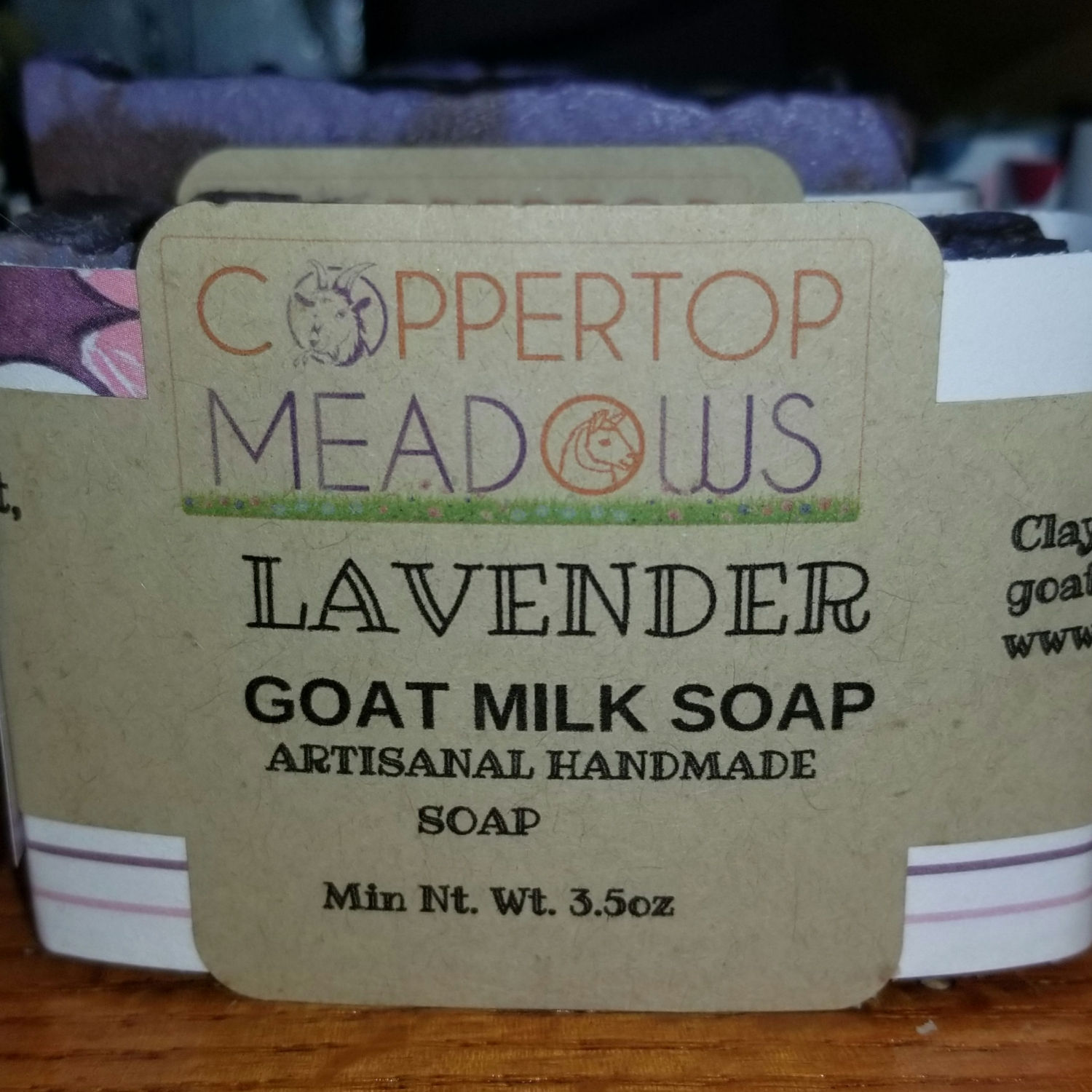 Lavender goats milk soap 
