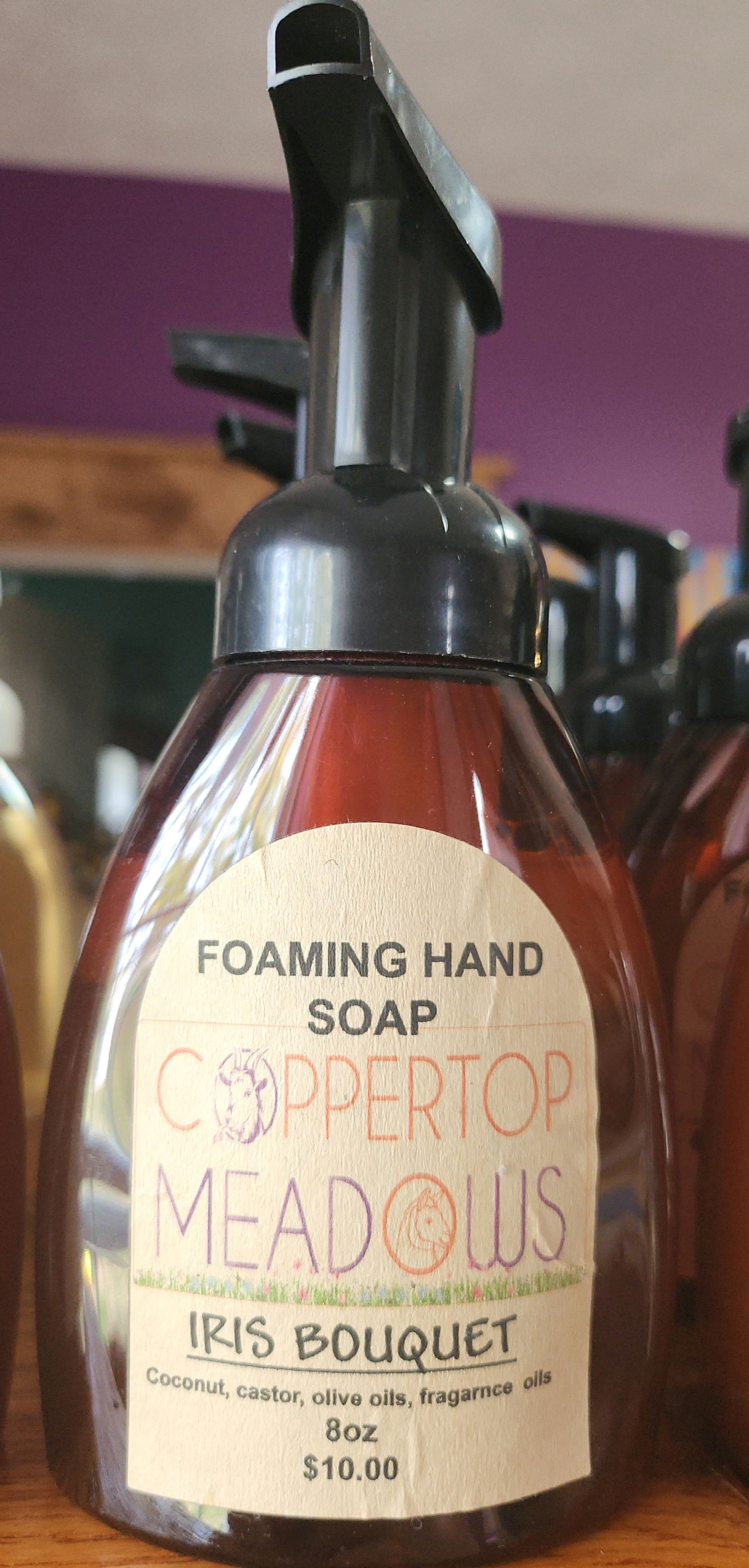 Iris Bouquet foaming hand soap 