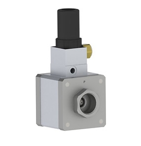 Pneumatic pressure relief valve, coaxial design (model 780-H).