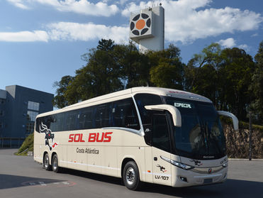MARCOPOLO FORNECE PRIMEIRO ÔNIBUS COM SISTEMA DE SEGURANÇA MOVON E SOLUÇÕES BIOSAFE