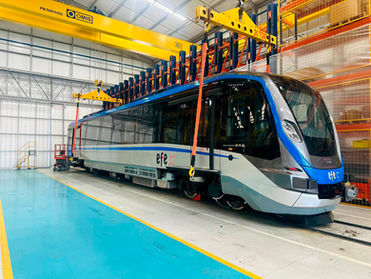 MARCOPOLO RAIL CONCLUI EXPORTAÇÃO DE TRENS PARA O CHILE