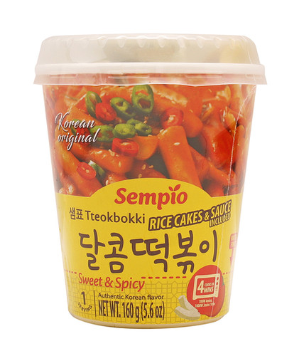Sempio - Sweet & Spicy Tteokbokki Cup 160 g | asia-markt.ch Sempio - Sweet & Spicy Tteokbokki Cup 160 g | asia-markt.ch