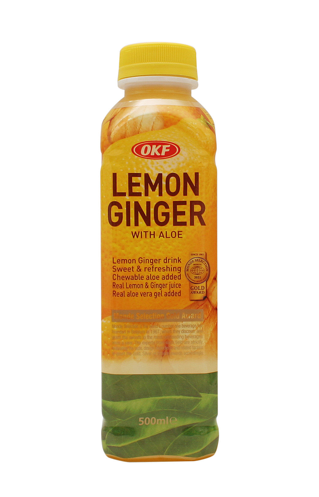 Aloe Vera Drink Lemon Ginger OKF 500 ml