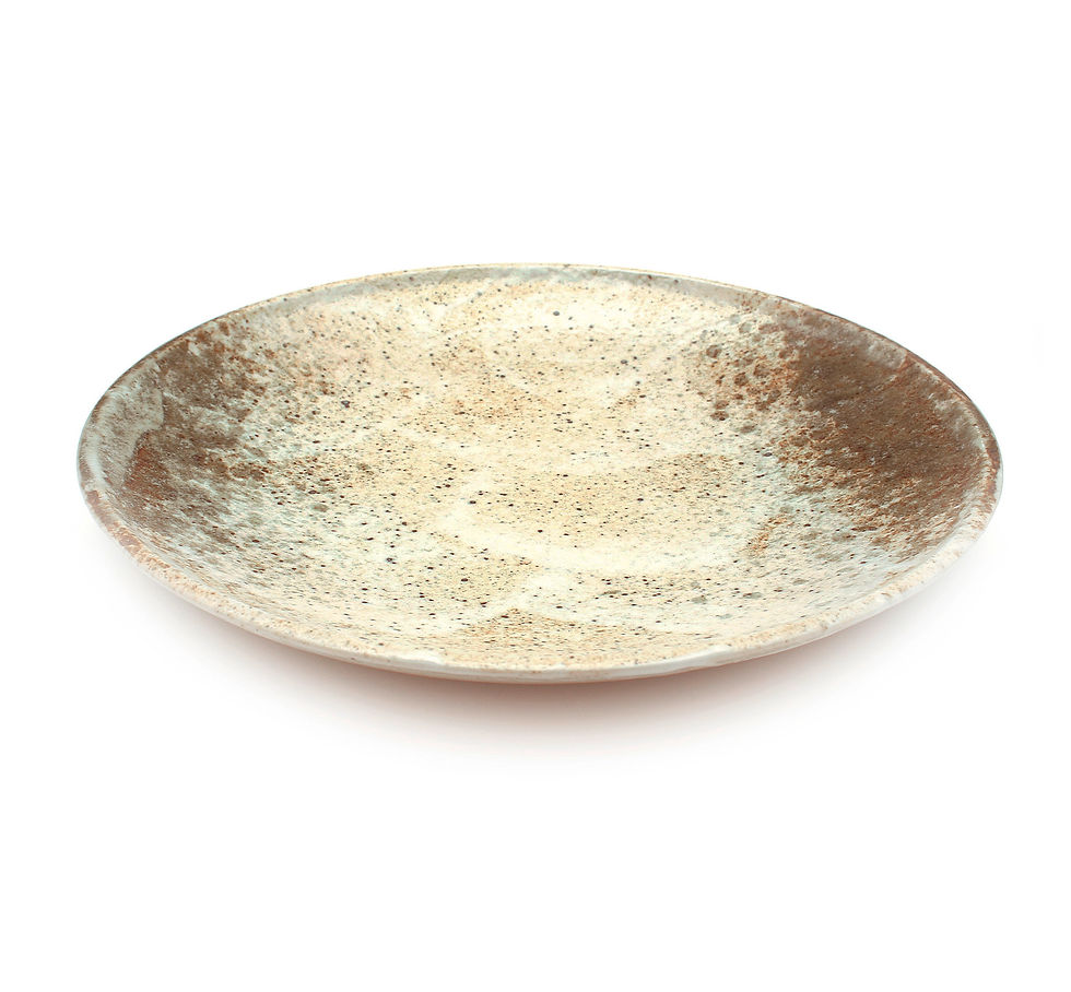 Miniature : Plate «Hikari» Ø22,5 cm, edo Japan