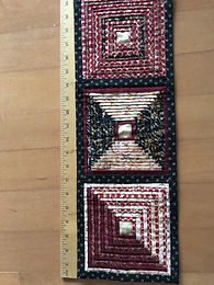 Miniature Pieced Log Cabin