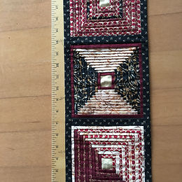 Miniature Pieced Log Cabin