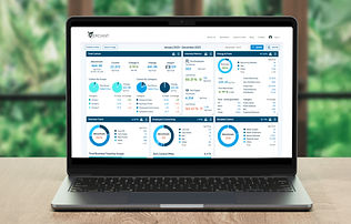 Verdant carbon zero laptop screen