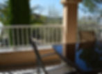 Terrasse arquée
