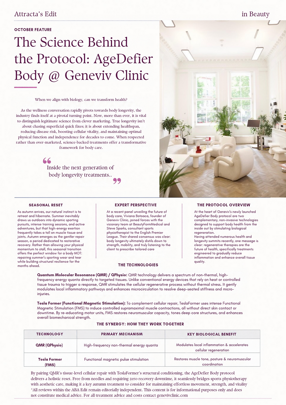 Body Longevity & Regenerative Tech: Geneviv’s AgeDefier Body Review